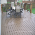 Weathering Resistant Anti Mildew Anti Slip WPC Co-Extrusion Hollow Decking